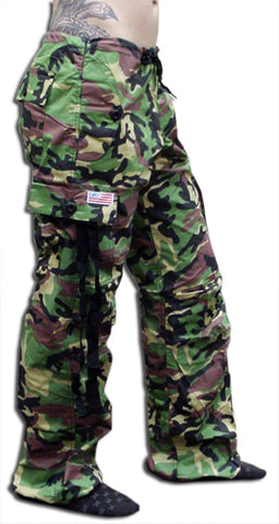 Girls "Hipster" UFO Pants (Green Camo)