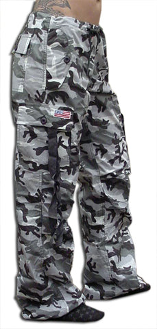 Girls "Hipster" UFO Pants (Grey Camo)