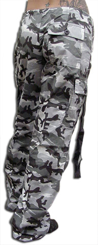 Girls "Hipster" UFO Pants (Grey Camo)