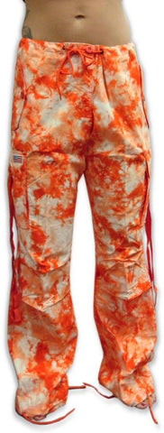 Girls Hipster UFO Pants (Orange Tie Dye)