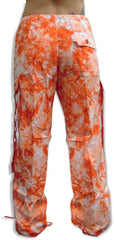 Girls Hipster UFO Pants (Orange Tie Dye)
