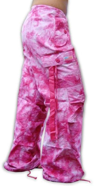 Girls Hipster UFO Pants (Pink Tie Dye) –