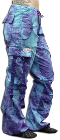 Girls "Hipster" UFO Pants (Purple / Blue Tie Dye)