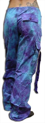 Girls "Hipster" UFO Pants (Purple / Blue Tie Dye)