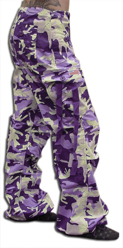 Girls "Hipster" UFO Pants (Purple Camo)