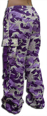 Girls "Hipster" UFO Pants (Purple Camo)