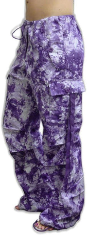 Girls Hipster UFO Pants (Purple Tie Dye)