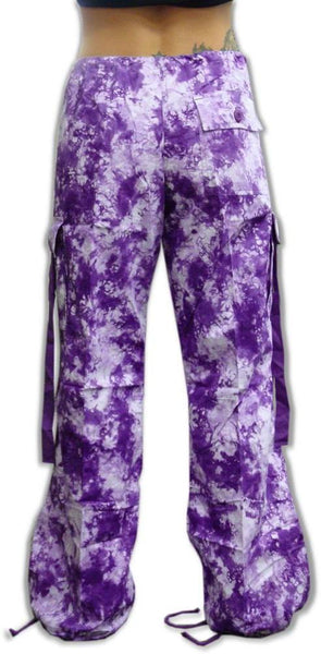 Girls Hipster UFO Pants (Purple Tie Dye) –