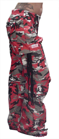 Girls "Hipster" UFO Pants (Red Camo)