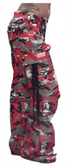 Girls "Hipster" UFO Pants (Red Camo)