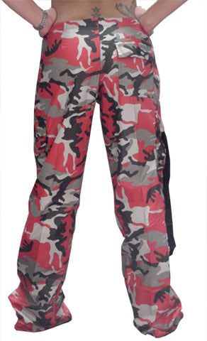 Girls "Hipster" UFO Pants (Red Camo)