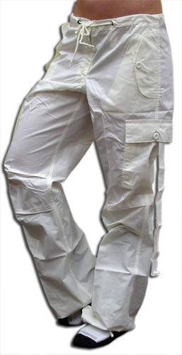 Girls UFO Reflective Hipster Pants (White) – Bewild