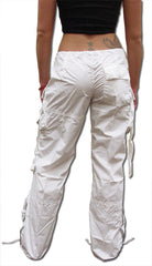 Girls UFO Reflective Hipster Pants (White)
