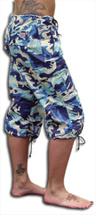 Girls UFO Shorts (Blue Camo)