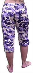 Girls UFO Shorts (Purple Camo)