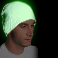 Glow in The Dark Hat - Super Glowing Skull Cap  Beanie