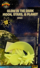 Glow in the Dark Moon, Stars & Planet (14 piece set)