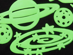 Glow in the Dark Planets and Stars (10 Piece Set)