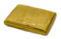 Gold Etched Cigarette Case (For Regular Size Only)