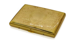 Gold Etched Cigarette Case (For Regular Size Only)