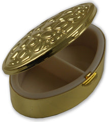 Golden Stone Finish Pill Box