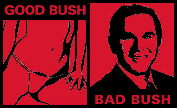 Good Bush Bad Bush Mens T-Shirt