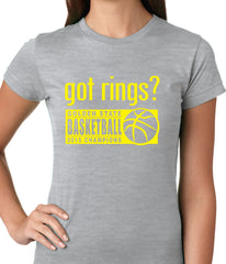 Got Rings? Golden State2015 Basketball Champs Ladies T-shirt