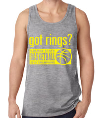 Got Rings? Golden State2015 Basketball Champs Tank Top