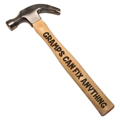 Gramps Can Fix Anything DIY Gift Engraved Wood Handle Steel Hammer