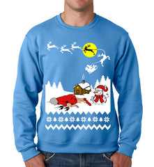Grandma Got Run Over By A Reindeer - Ugly Christmas Adult Crewneck