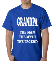 Grandpa The Man The Myth The Legend Mens T-shirt