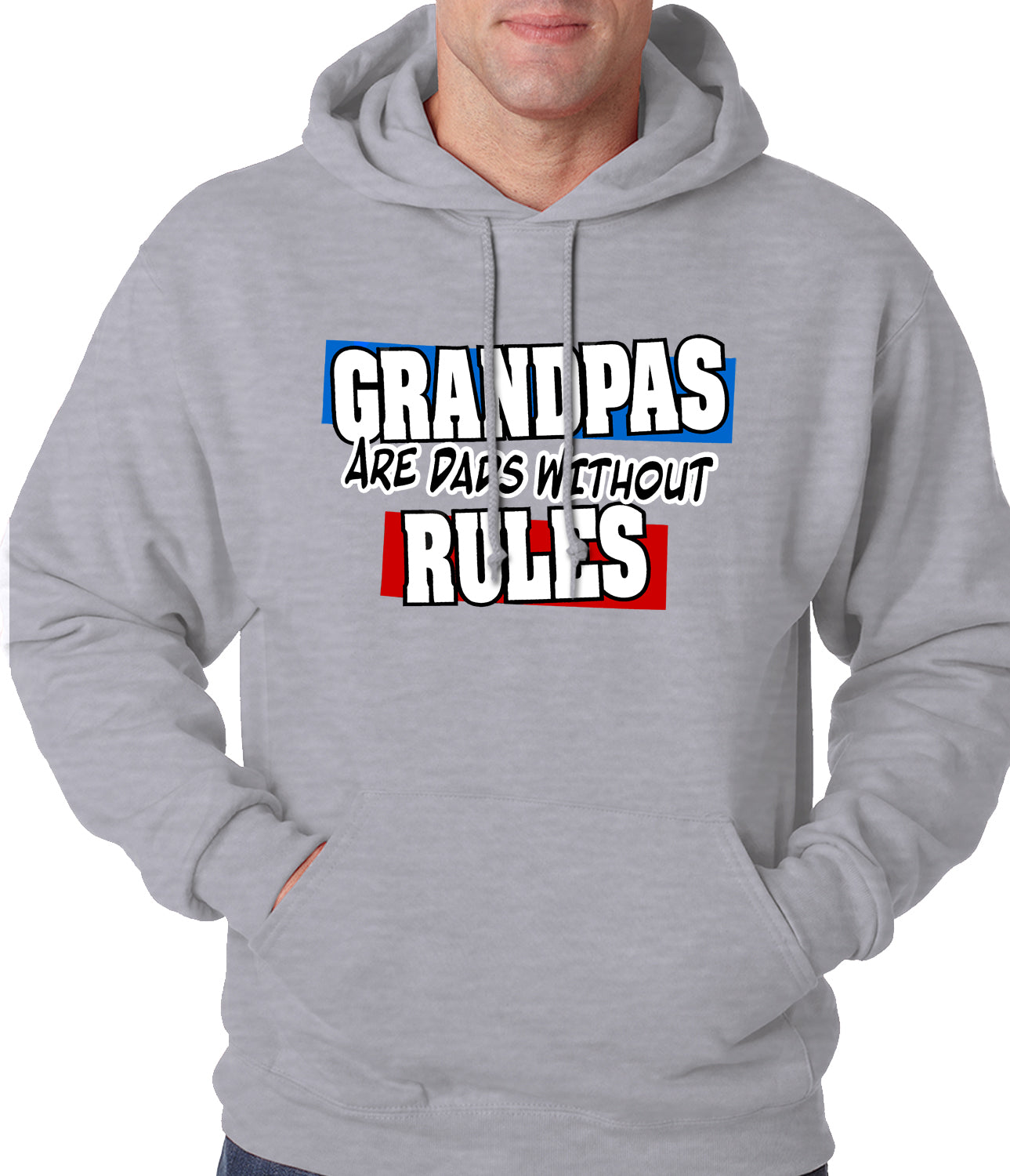 Grandpas are Dads Without Rules Adult Hoodie
