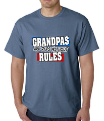 Grandpas are Dads Without Rules Mens T-shirt