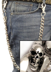 Graveyard Skulls Tough Link Jean and Wallet Chain