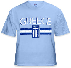 Greece Vintage Shield International Mens T-Shirt