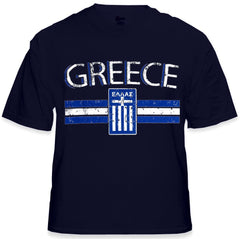 Greece Vintage Shield International Mens T-Shirt