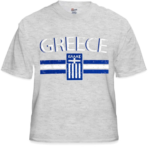 Greece Vintage Shield International Mens T-Shirt