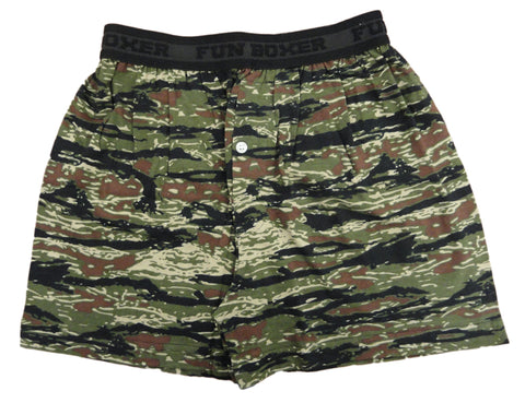 Green Woodland Camo Boxer Shorts