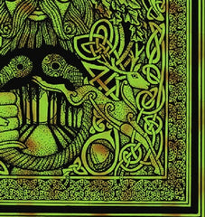 Greenman of the Forest Tapestry & Bedspread