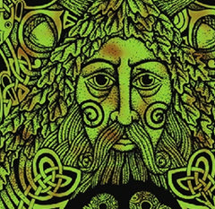 Greenman of the Forest Tapestry & Bedspread