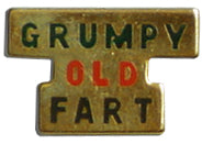 Grumpy Old Fart Lapel Pin