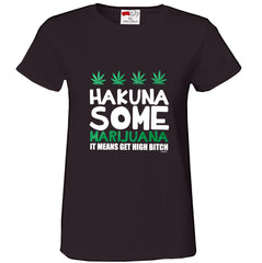 Hakuna Some Marijuana Girl's T-Shirt