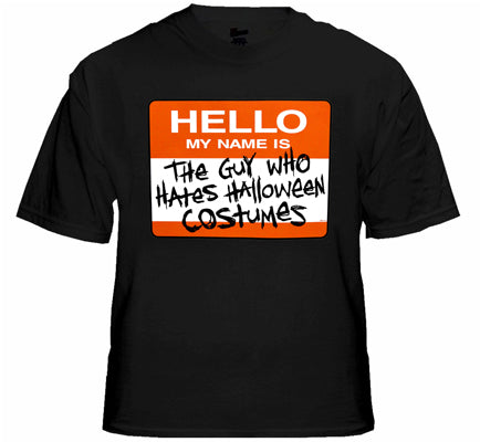 Halloween Shirts - Hello My Name Is... Adult T-Shirt