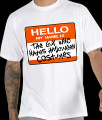 Halloween Shirts - Hello My Name Is... Adult T-Shirt