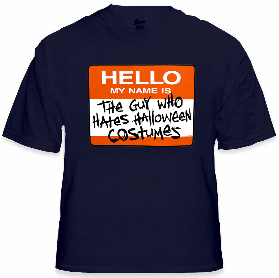 Halloween Shirts Hello My Name Is Adult T Shirt