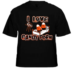 Halloween Shirts - I Love Candy Porn Men's T-Shirt