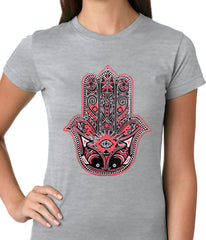 Hamsa - Hand of Protection Ladies T-shirt