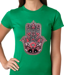 Hamsa - Hand of Protection Ladies T-shirt