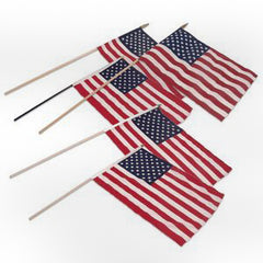 Hand Held American Flags (12 Pack) ONLY .33 Cents Each