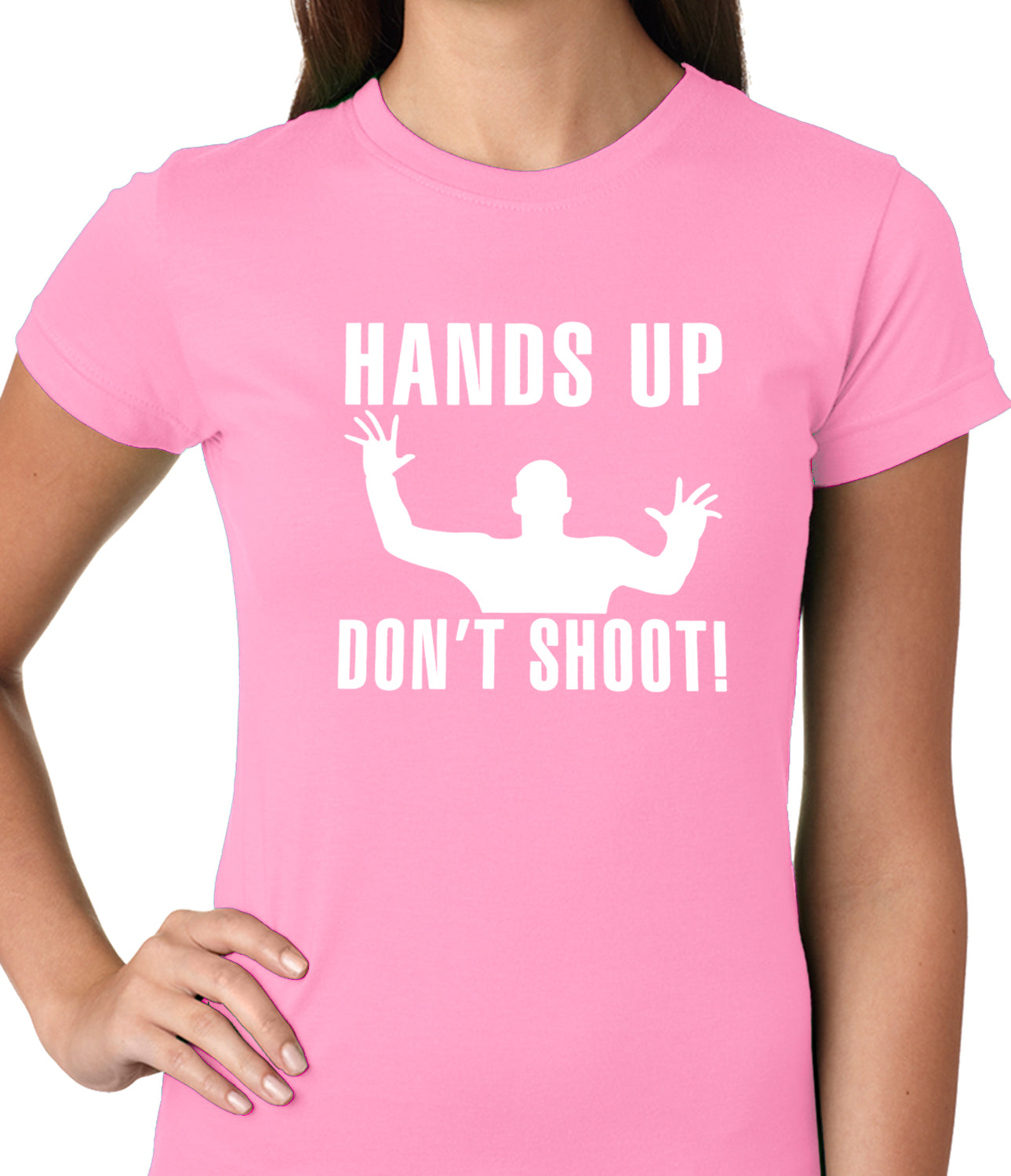 Hands Up Don't Shoot Girls T-shirt